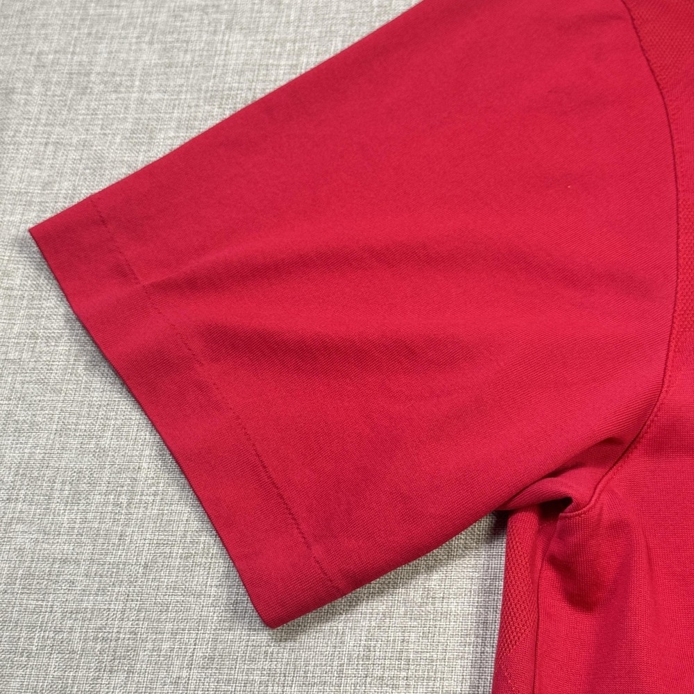 Tiger Woods Collection Sunday Red Argyle Polo Golf Shirt Mens XL Nike Dri-FIT - Picture 8 of 11